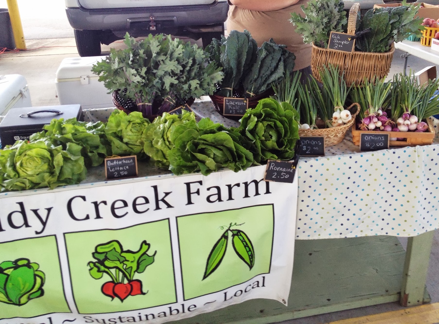 charlotte regional farmers market table