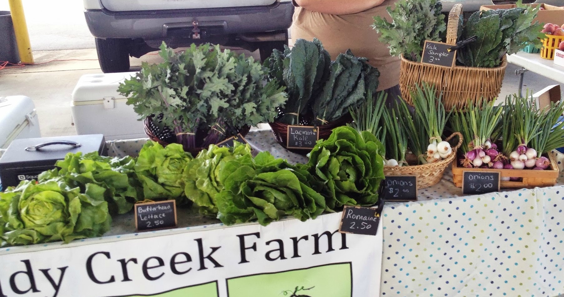 Charlotte Regional Farmers Market table